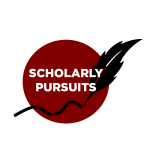A graphic that says Scholarly Pursuits