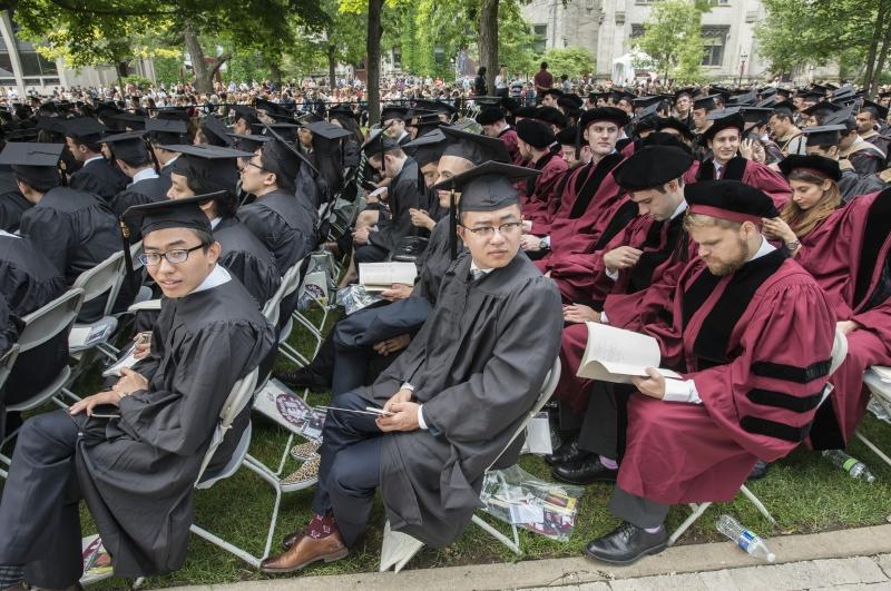 The University Convocation takes place right before the Law School's Diploma & Hooding Ceremony.