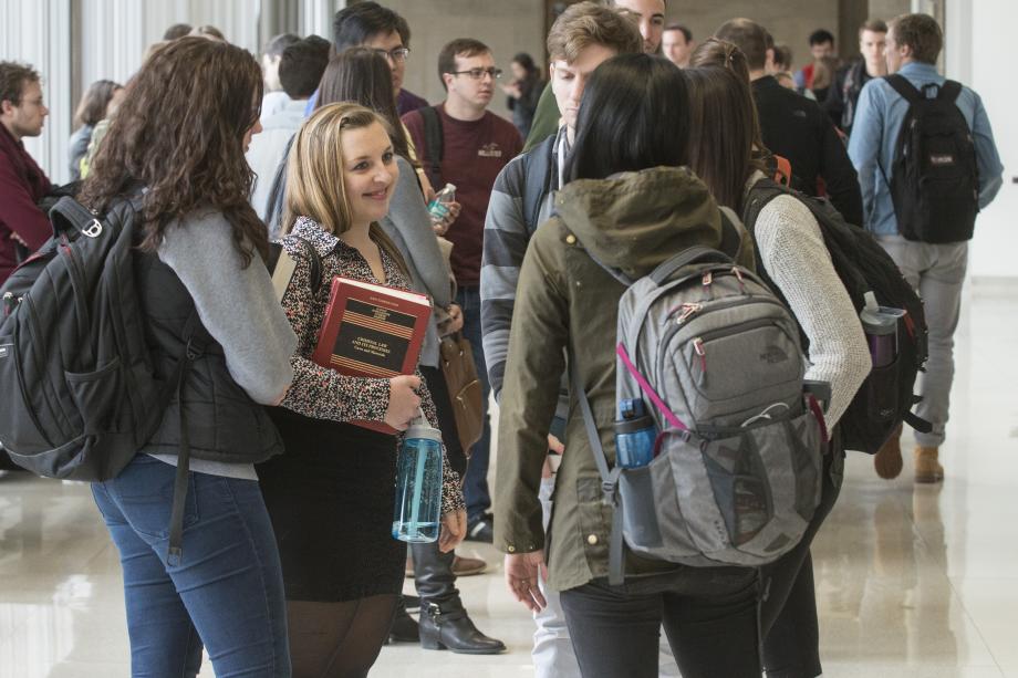 Classes were, of course, a big part of the experience—but so were the conversations students had with their peers in the Green Lounge and the hallways.