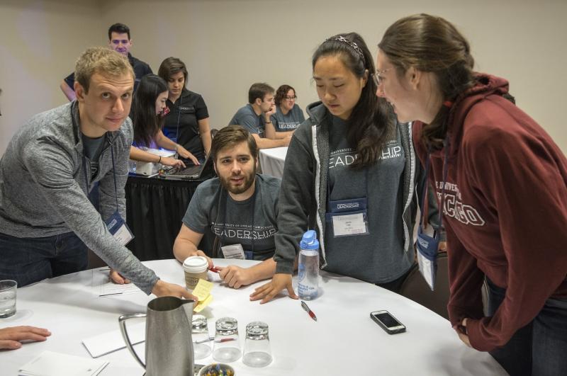 In classroom sessions, led by Law School and Booth students who have been trained as facilitators, students receive feedback on first impressions; explore how their own personality traits affect group participation, leadership, and conflict-management tendencies; and discuss strategies for building relationships and communicating effectively.