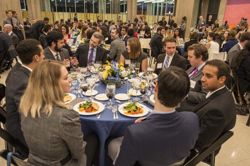 The Law School welcomed the Class of 2019 with a series of orientation events that included the Entering Students Dinner and participation in the Kapnick Leadership Development Initiative.