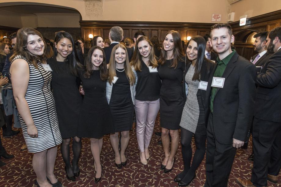 In February, the students marked their midway point at the Law School with a longstanding 2L tradition: the Midway Dinner. The event featured a speech delivered by Professor Adam Chilton.