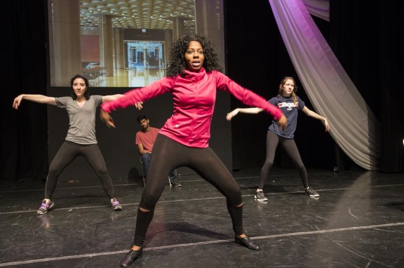 Maya Powe, '17, sings and dances about a 1L brief to a parody of Beyonce's "Drunk in Love."
