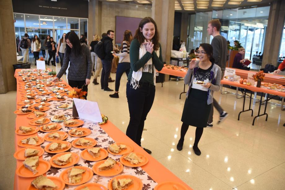 Some Law School students really love pie...