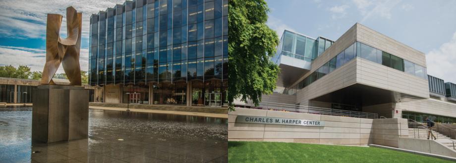 Law School and Booth buildings