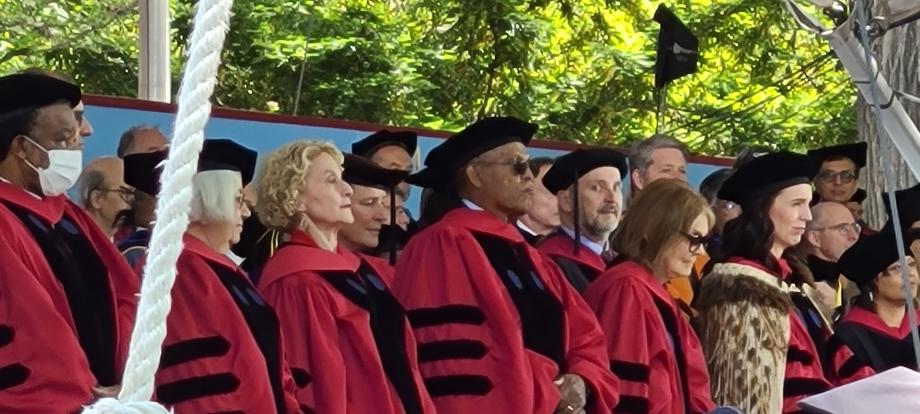 Nussbaum at Harvard commencement