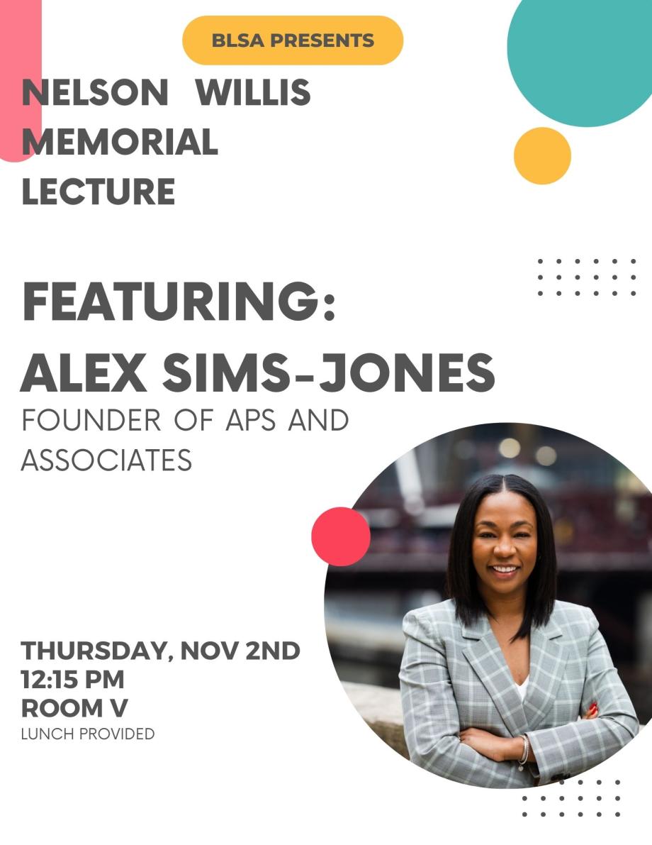 BLSA Presents: Nelson Willis Memorial Lecture Featuring Alex Sims-Jones