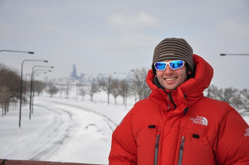 Seth Oranburg '11 took a walk to check out a completely deserted Lake Shore Drive. 