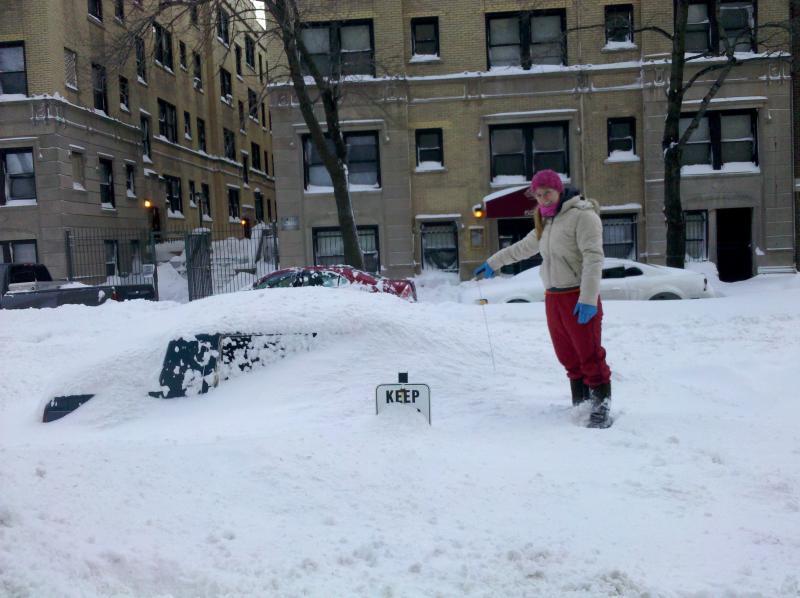 A somewhat different perspective on parking. (Photo by Patrick Jaicomo '11)