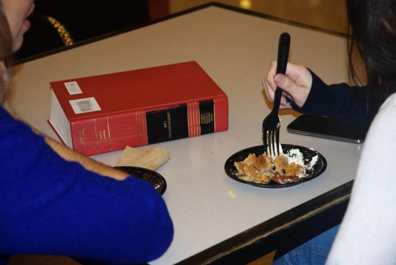 Only at the Law School: Pie and Constitutional Law.