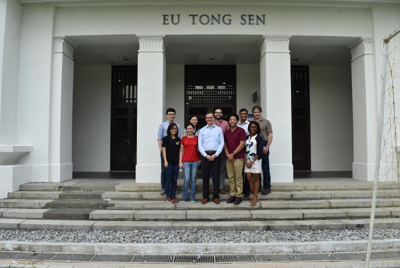 Another group of nine students traveled to Singapore and Hong Kong, where they met with government and university officials and attended several receptions with University of Chicago alumni. Here, they are shown visiting National University of Singapore Faculty of Law, where they met with Associate Professor Dan Puchniak, who was a visiting professor at the Law School in Fall 2015. 
