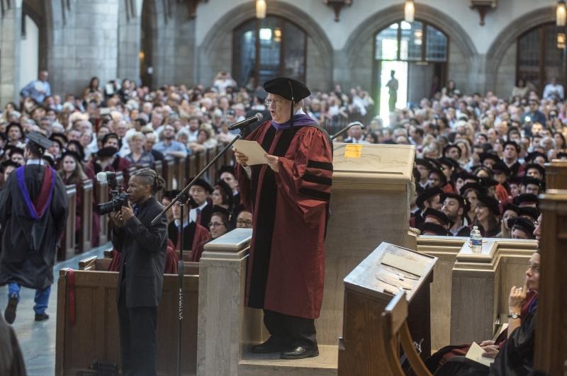 Richard Badger, Associate Dean for Graduate Programs, announced the names of LLM and JSD graduates.