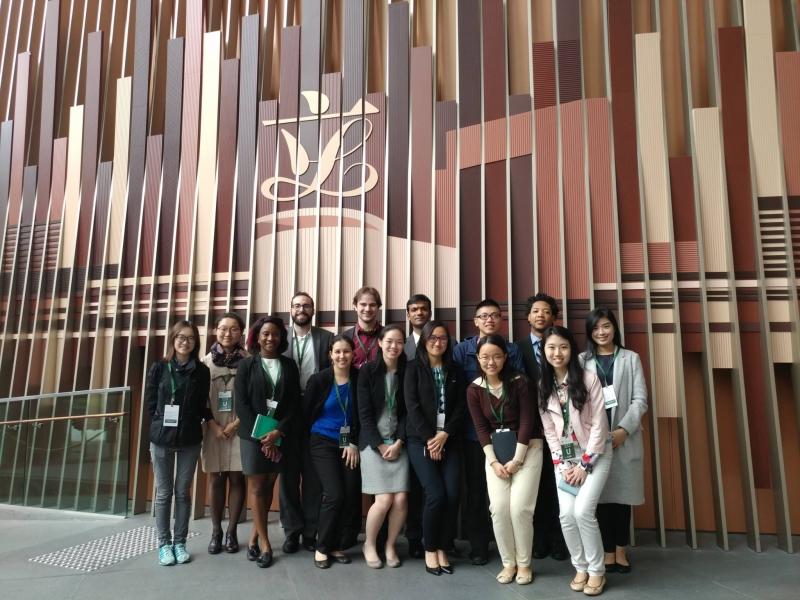 Here, the students are show at LegCo with the HKU law students and Professor Jianlin Chen, who completed his JSD at the Law School in 2014.
