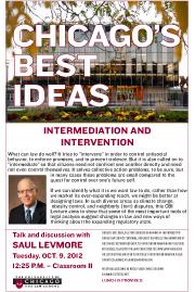 Chicago's Best Ideas: Saul Levmore, "Intermediation And Intervention ...