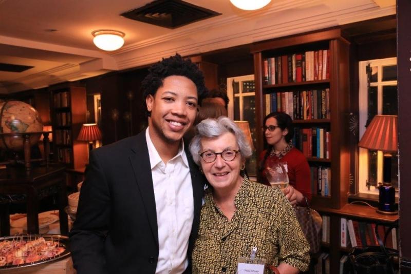 Alexander Robinson, '17, and Paula DiPerna