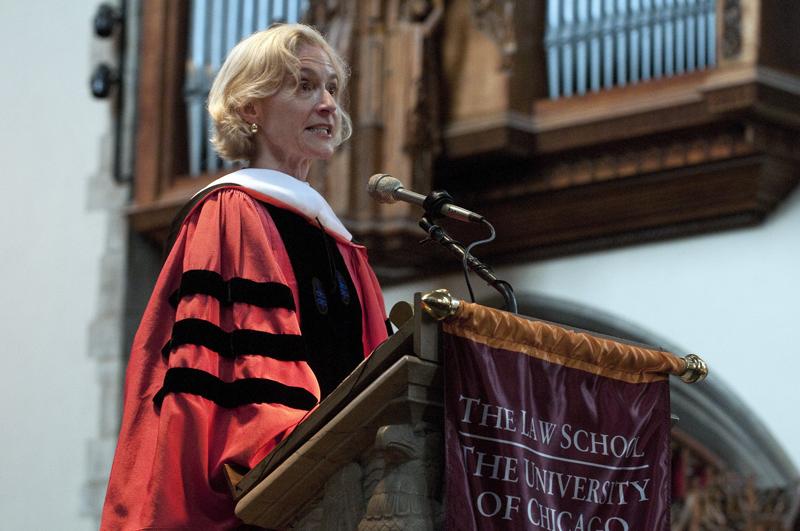 Martha Nussbaum at graduation