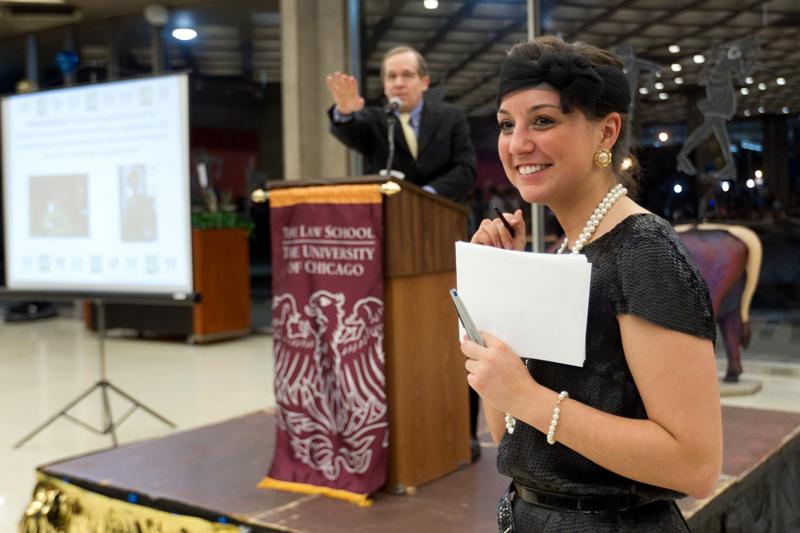 As usual, Professor Douglas Baird served as auctioneer.