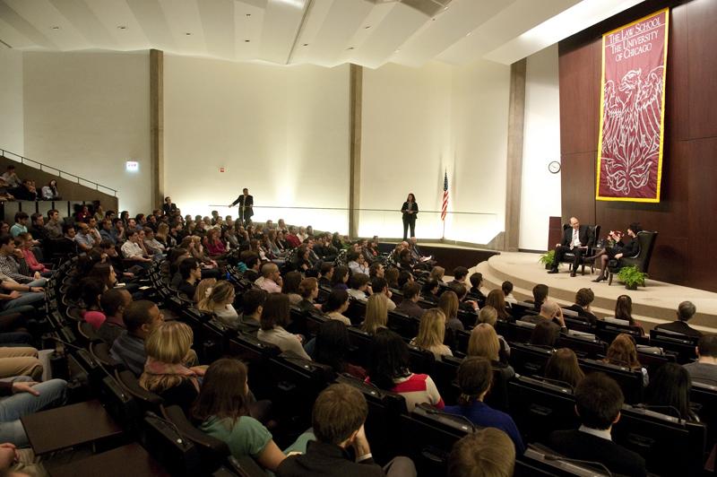 The Auditorium was filled to its limit for Justice Sotomayor's visit.