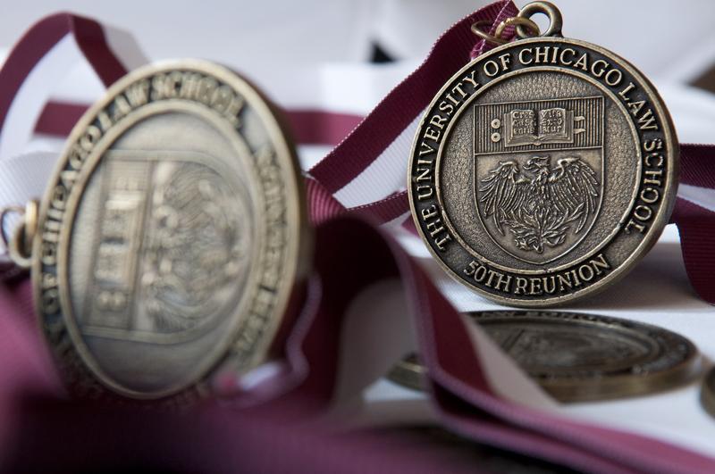 Members of the class of 1961 were honored with medals to celebrate their 50th anniversary.