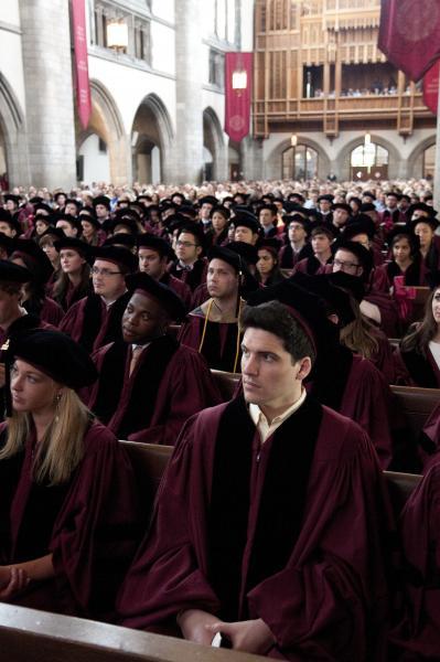 The Diploma and Hooding Ceremony was just for the Law School. 