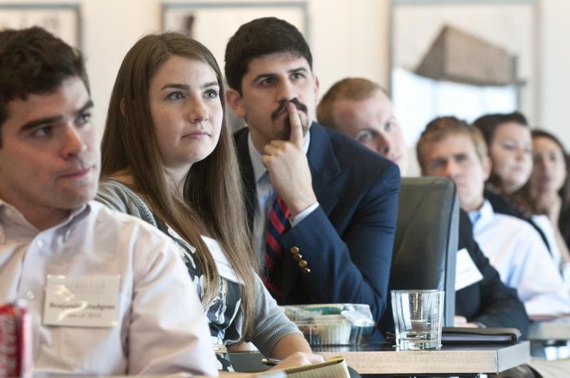 The 1Ls heard from many alumni, including lawyers, judges, and business leaders.