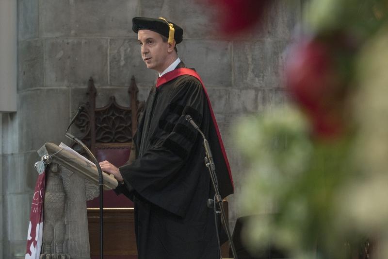 Professor Eric Posner offered remarks to the Class of 2014.