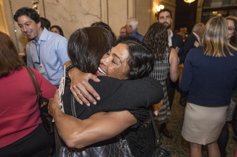 More than 950 Law School alumni, guests, students, and faculty gathered April 29 through May 1 to celebrate Reunion with dinners, receptions, and a variety of other events that gave them opportunities to reconnect with classmates and catch up with former professors.