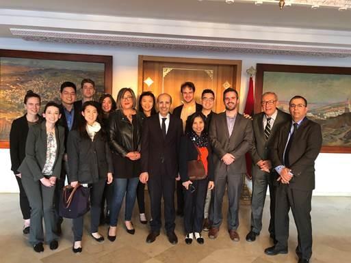 The third IIP group visited Morocco and Tunisia. Here, they are shown in Morocco with the mayor of Fes, Idriss Azami Al Idrissi