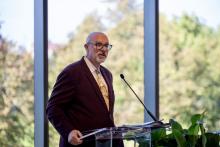 Professor Tom Ginsburg at the launch event for the Forum